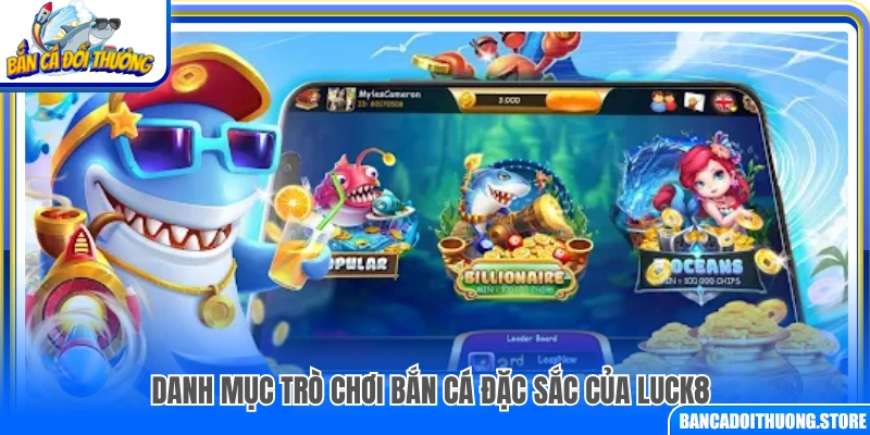 Điểm danh trò chơi bắn cá hấp dẫn
